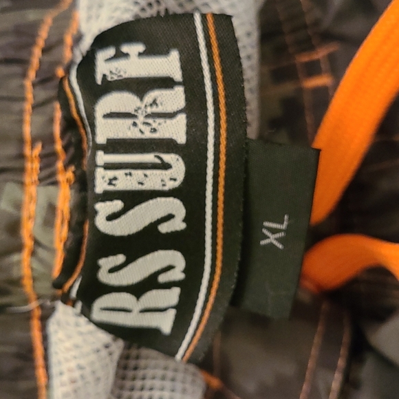 RS SURF Men's Size XL Camouflage Print Swim Trunks - Picture 4 of 4